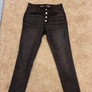 black old navy skinny jeans